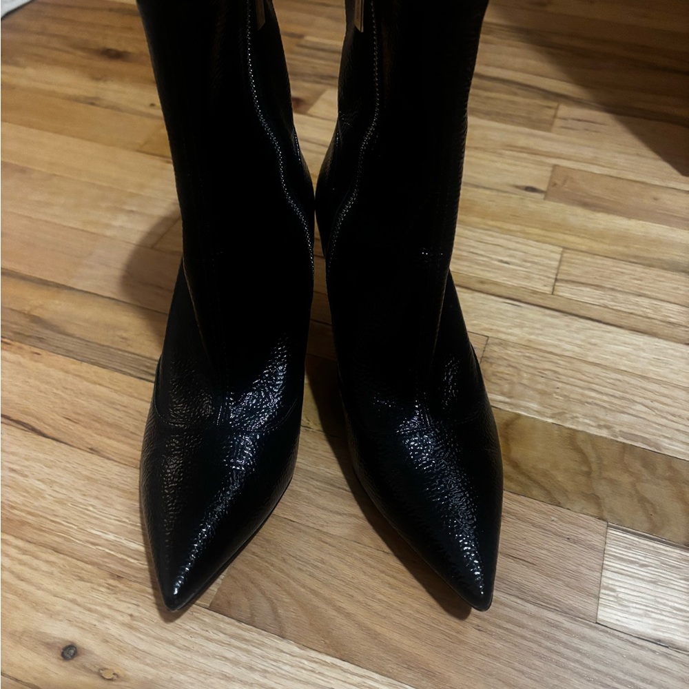 Michael Kors Black Heeled Boots with Sleek Design